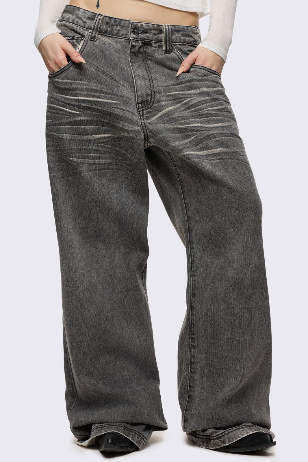 Minga London Smoke Baggy Jeans