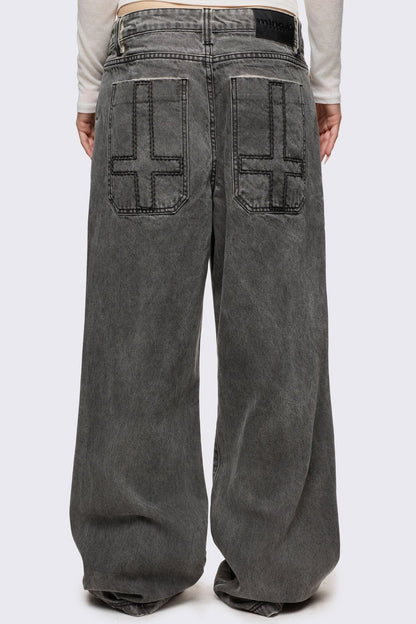 Minga London Smoke Baggy Jeans