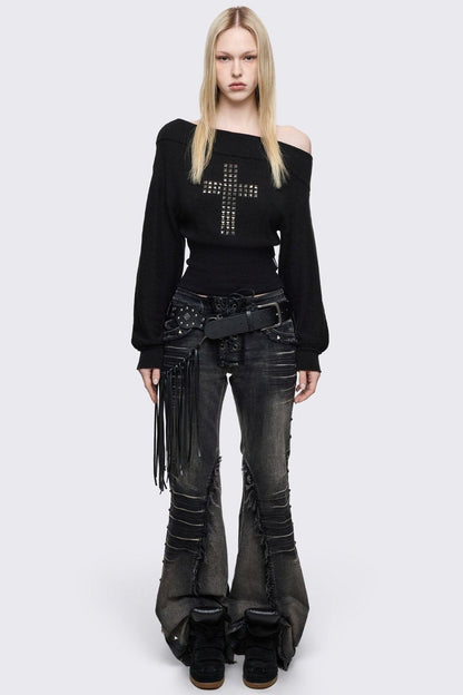 Minga London Dahlia Flared Jeans