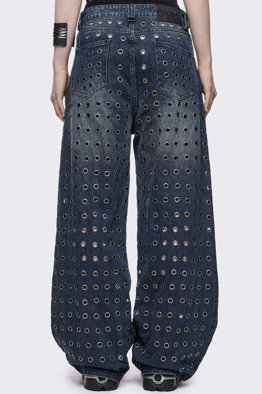 Minga London Rogue Blue Baggy Jeans