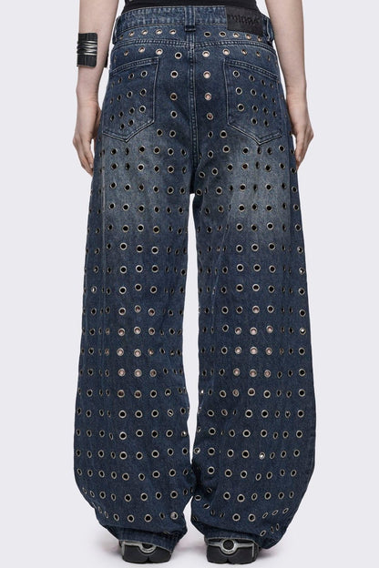 Minga London Rogue Blue Baggy Jeans