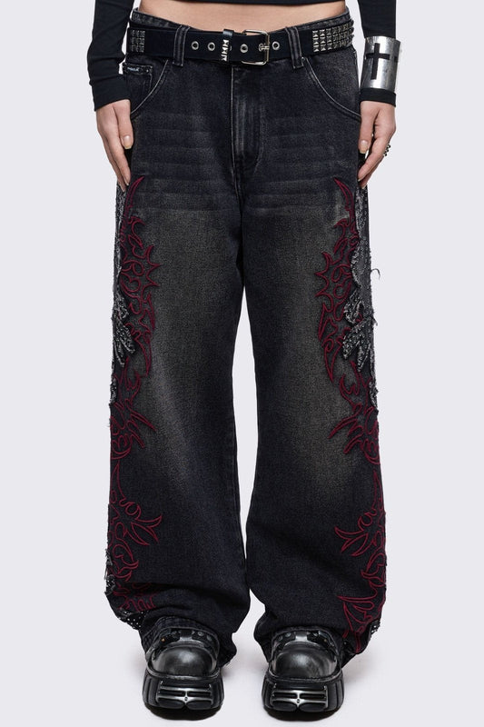 Minga London Burn Baggy Jeans