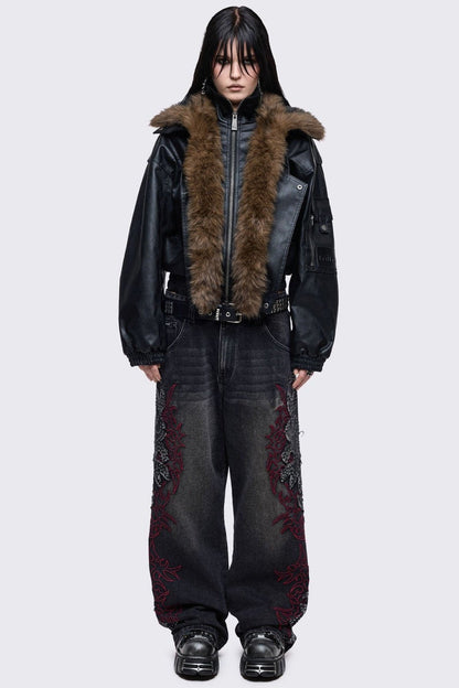 Minga London Burn Baggy Jeans