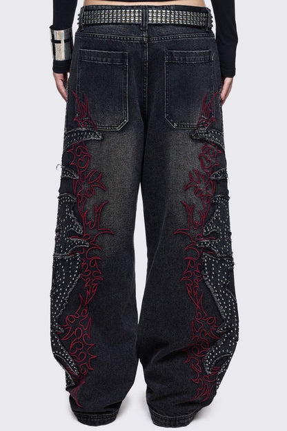 Minga London Burn Baggy Jeans