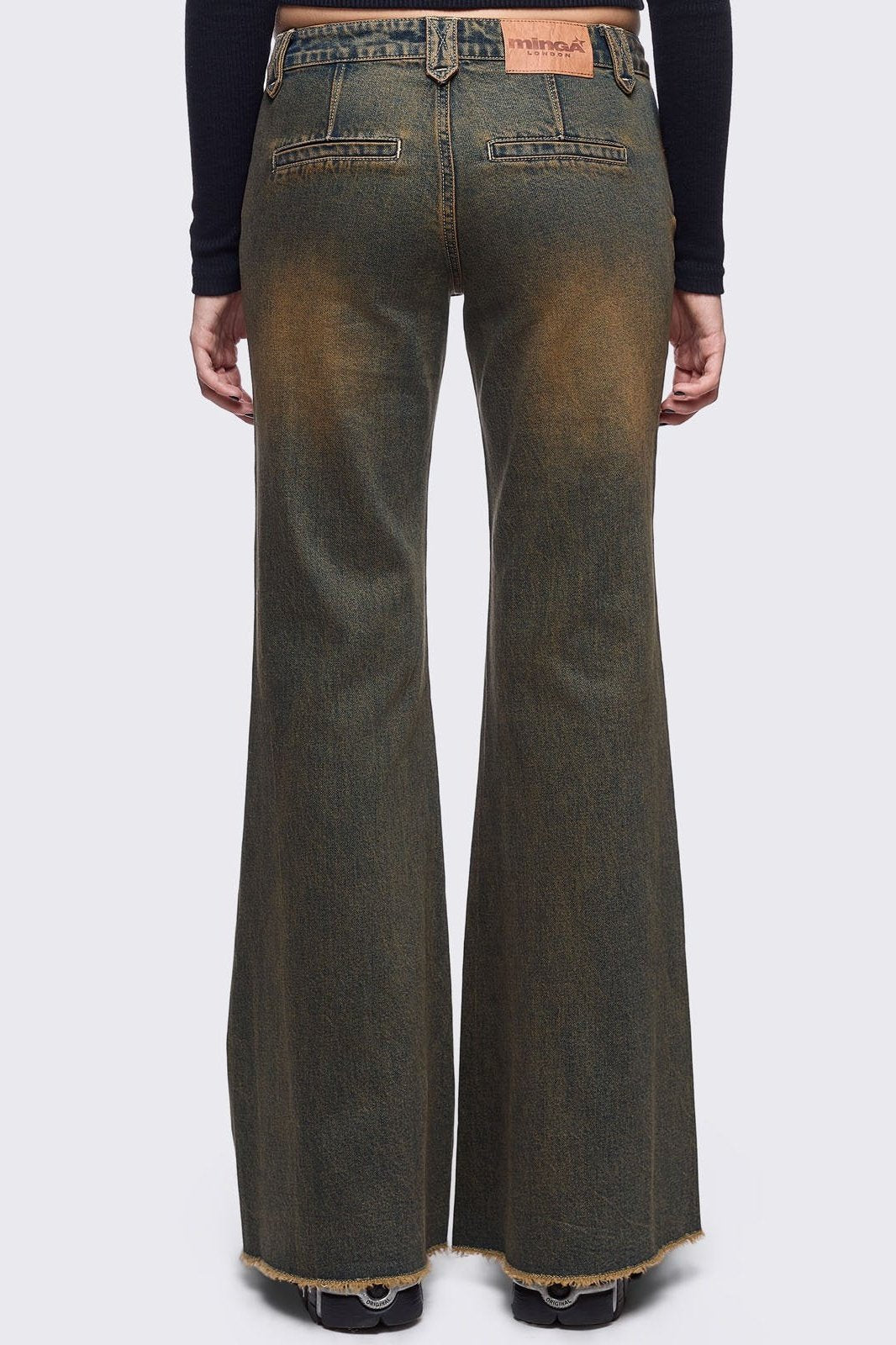 Minga London Brooke Blue Flared Jeans
