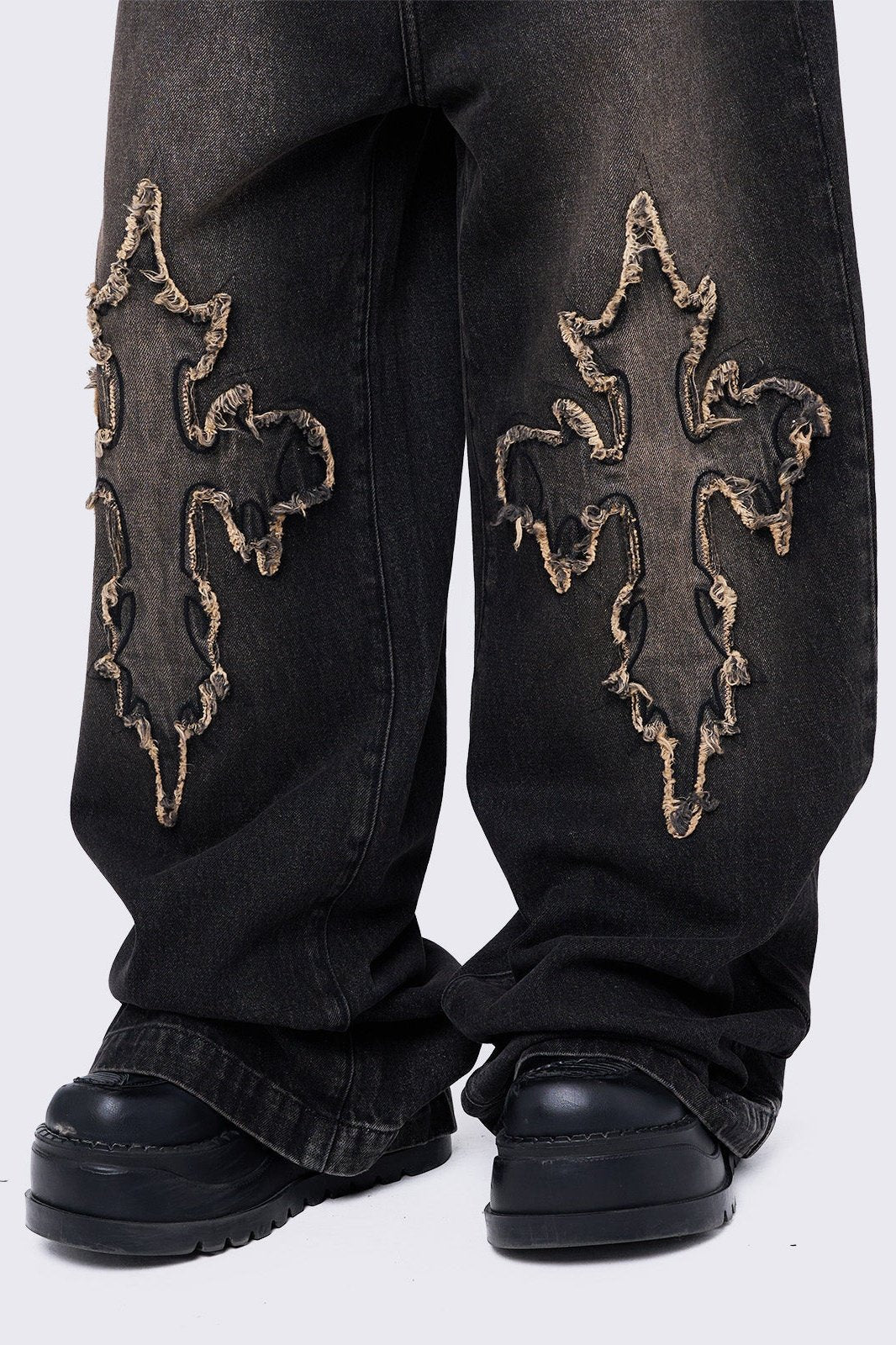 Minga London Cryptocross Baggy Jeans