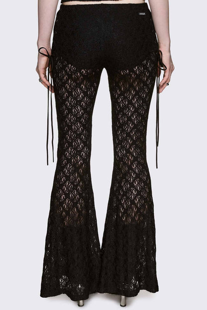 Minga London Moor Lace Flared Pants
