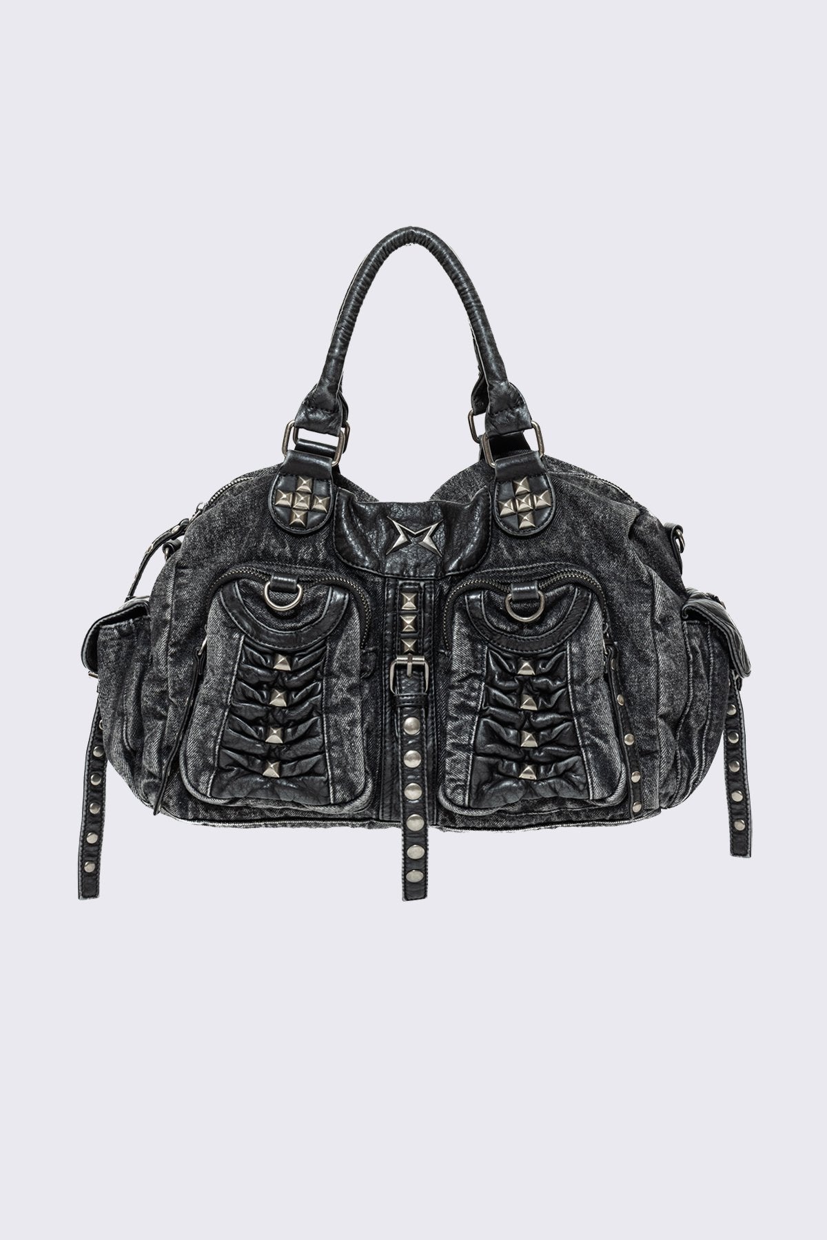 Minga London Vicious Denim Shoulder Bag