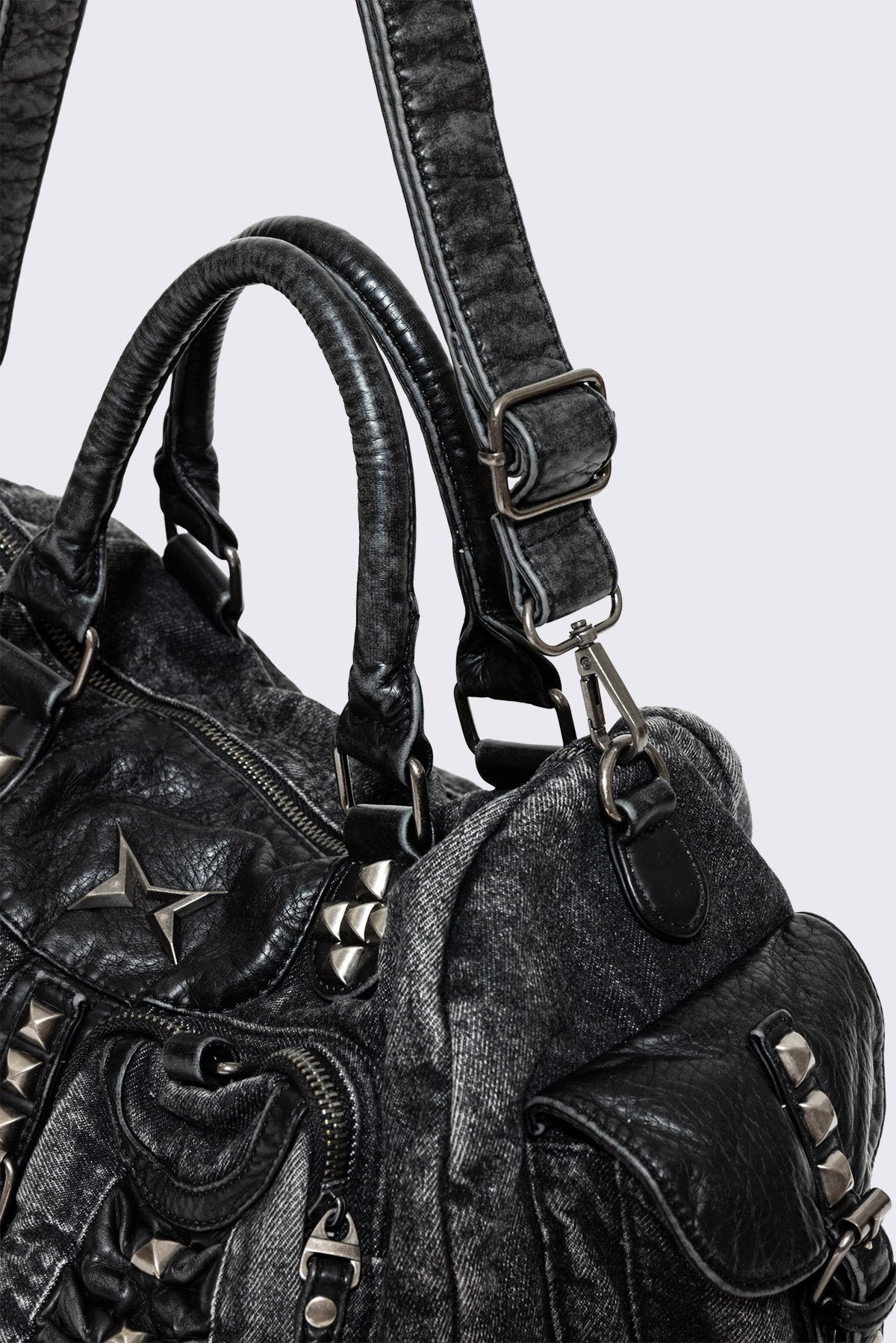 Minga London Vicious Denim Shoulder Bag