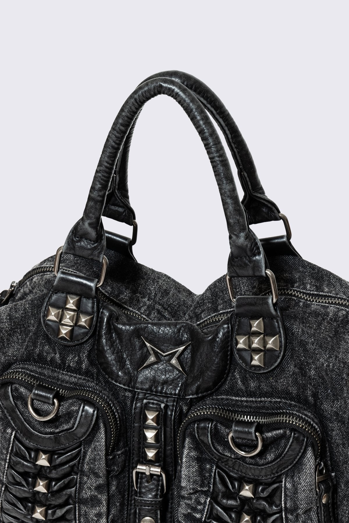 Minga London Vicious Denim Shoulder Bag