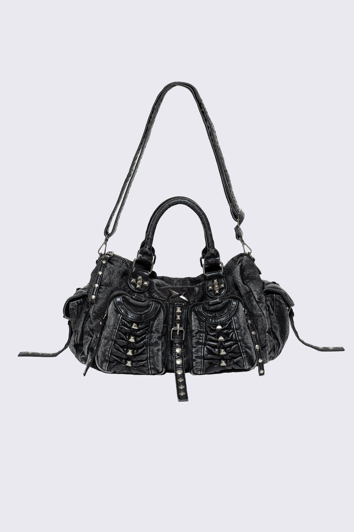 Minga London Vicious Denim Shoulder Bag