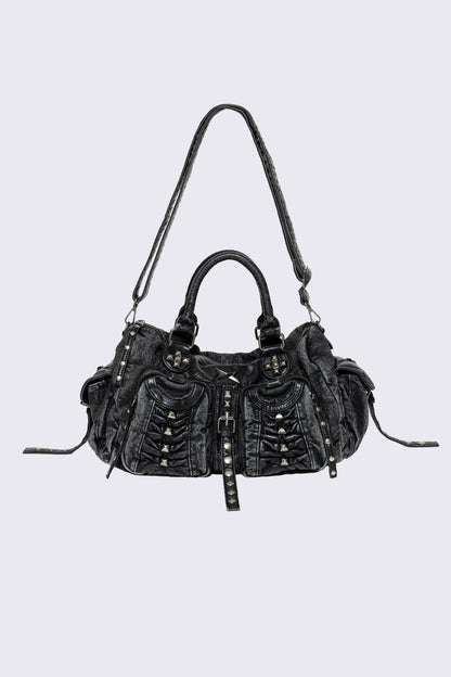 Minga London Vicious Denim Shoulder Bag