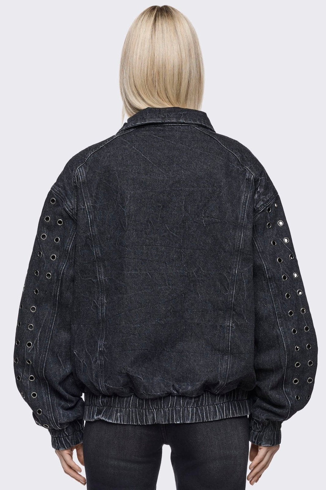 Minga London Rogue Denim Bomber Jacket