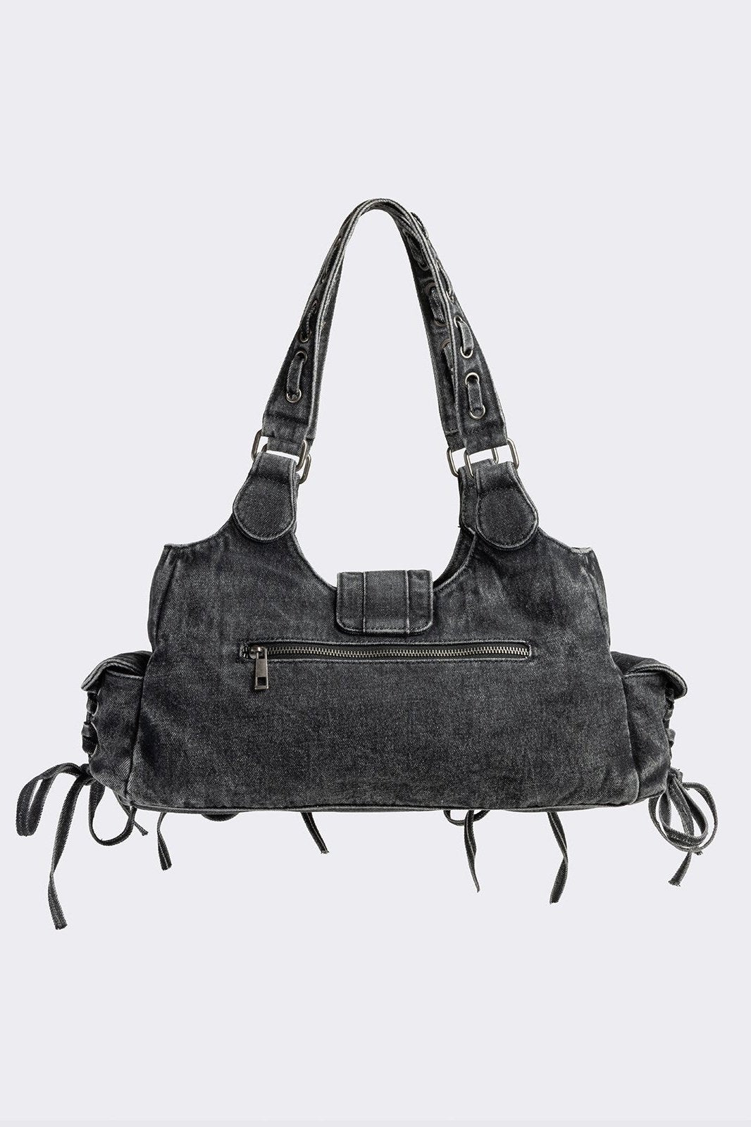 Minga London Locklyn Denim Shoulder Bag