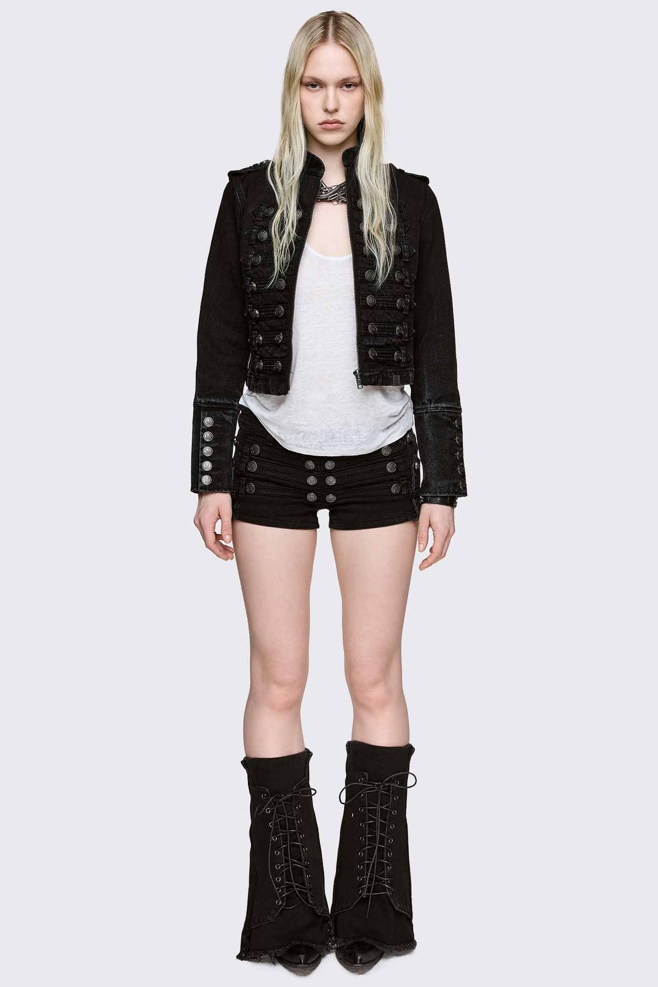 Minga London Bound Denim Leg Warmers