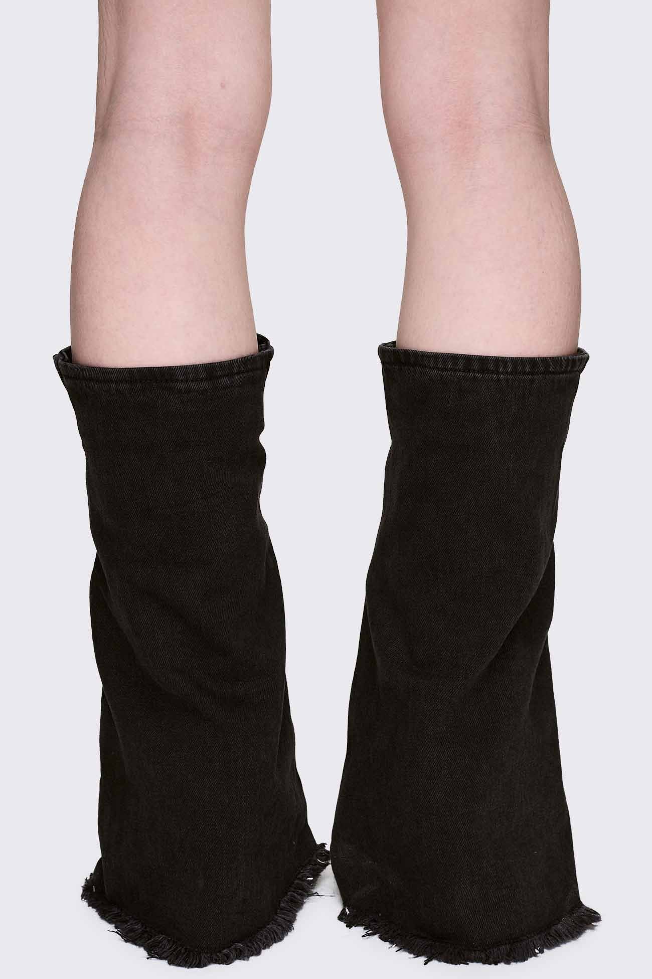 Minga London Bound Denim Leg Warmers