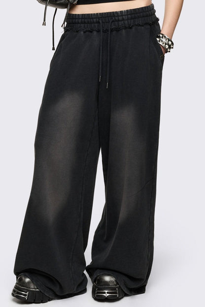 Minga London Blur Black Washed Sweatpants