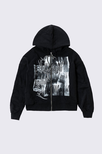 Minga London Go to Hell Zip Up Hoodie