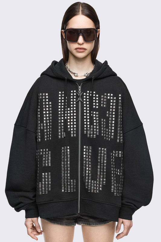 Minga London Angel Club Zip Up Hoodie