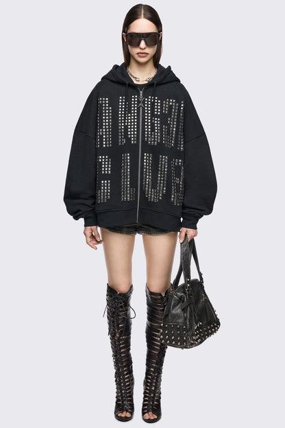Minga London Angel Club Zip Up Hoodie