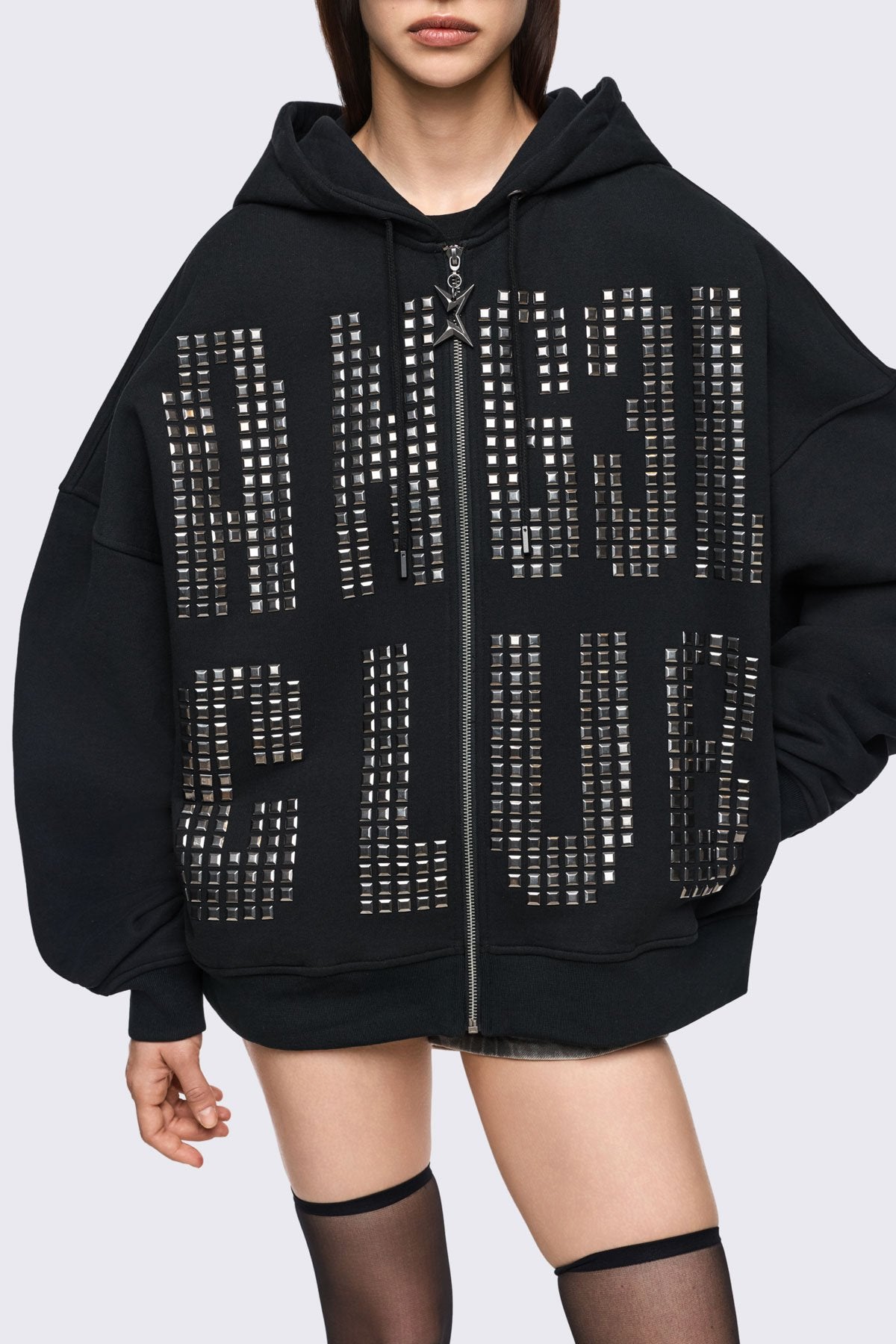 Minga London Angel Club Zip Up Hoodie