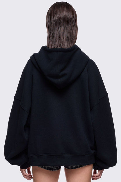 Minga London Fallen Angel Zip Up Hoodie
