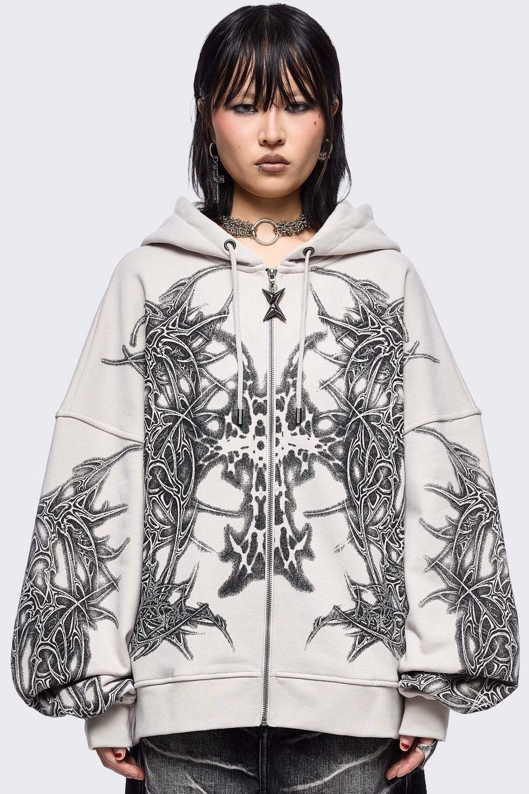 Minga London Zyre Zip Up Hoodie