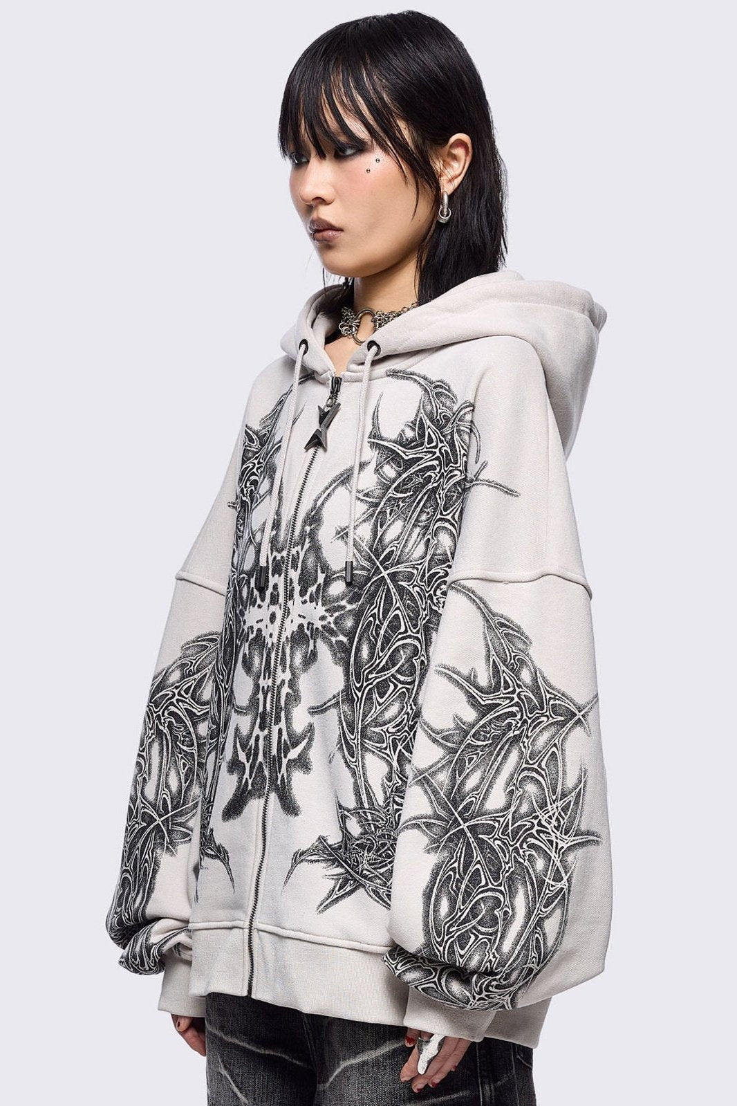 Minga London Zyre Zip Up Hoodie