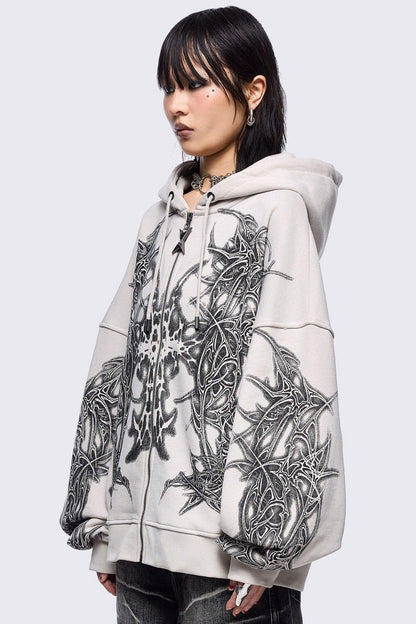 Minga London Zyre Zip Up Hoodie