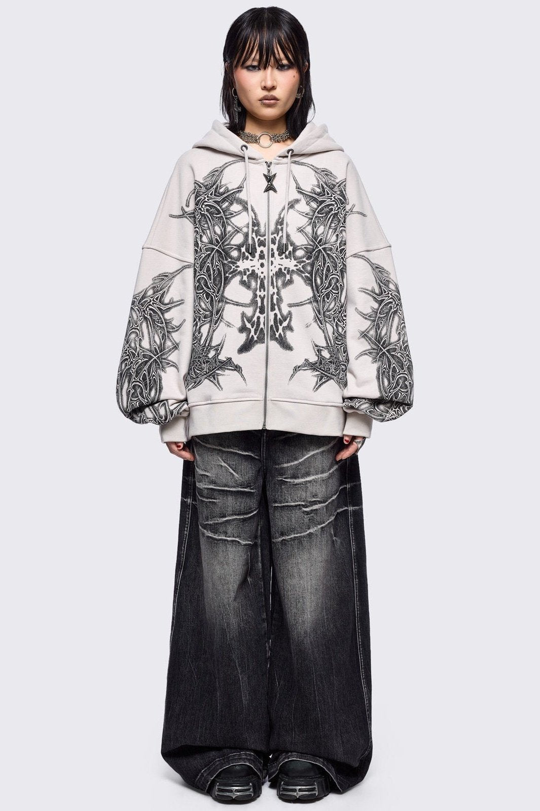 Minga London Zyre Zip Up Hoodie