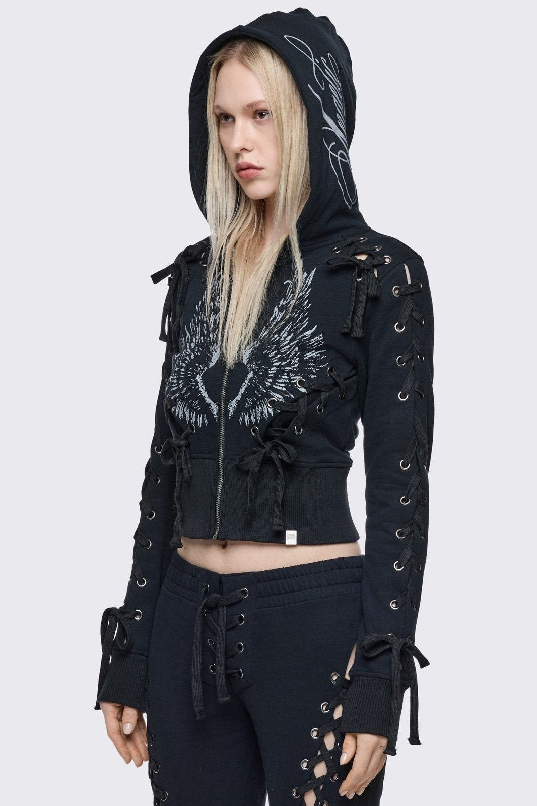 Minga London Grave Zip Up Hoodie