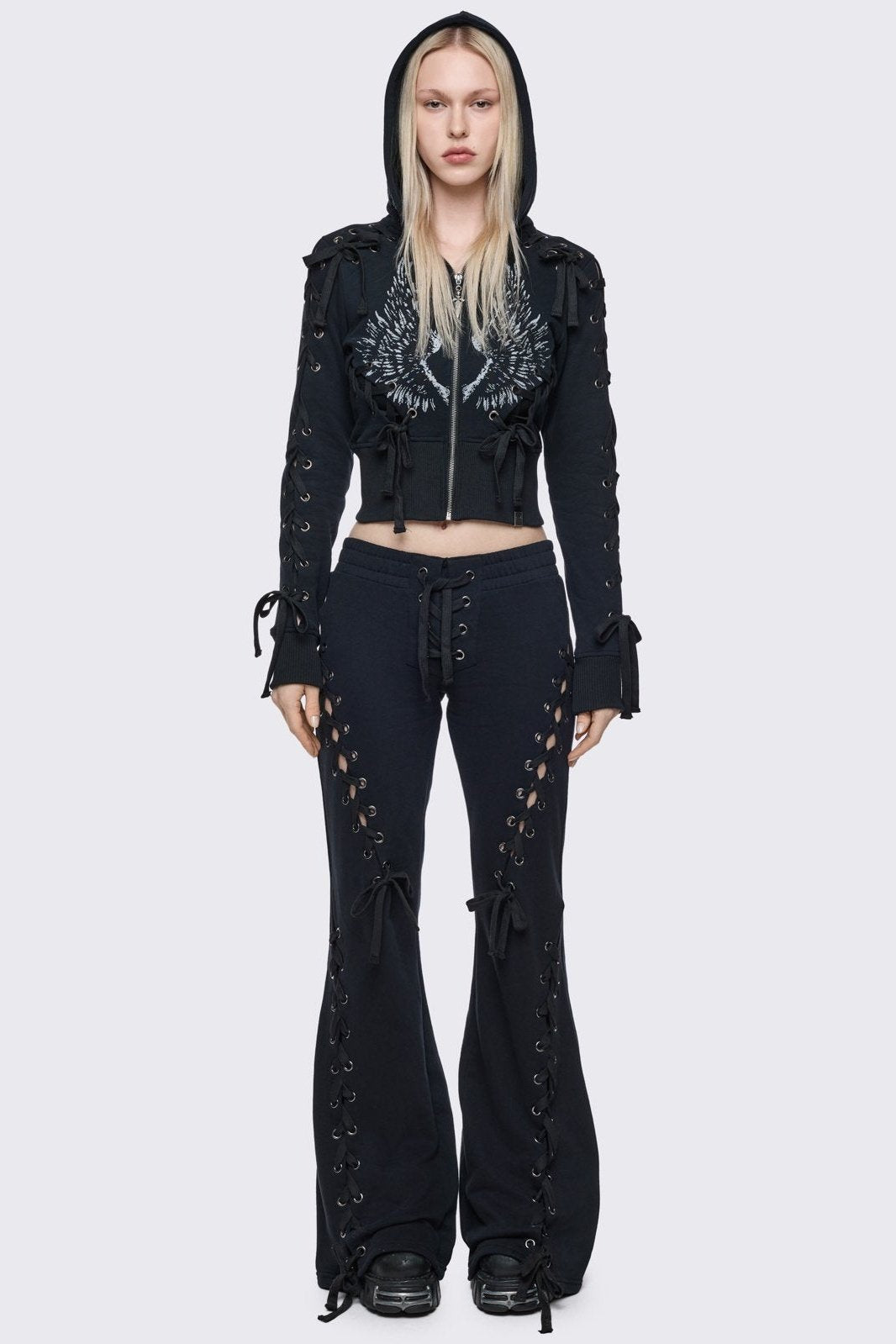 Minga London Grave Zip Up Hoodie