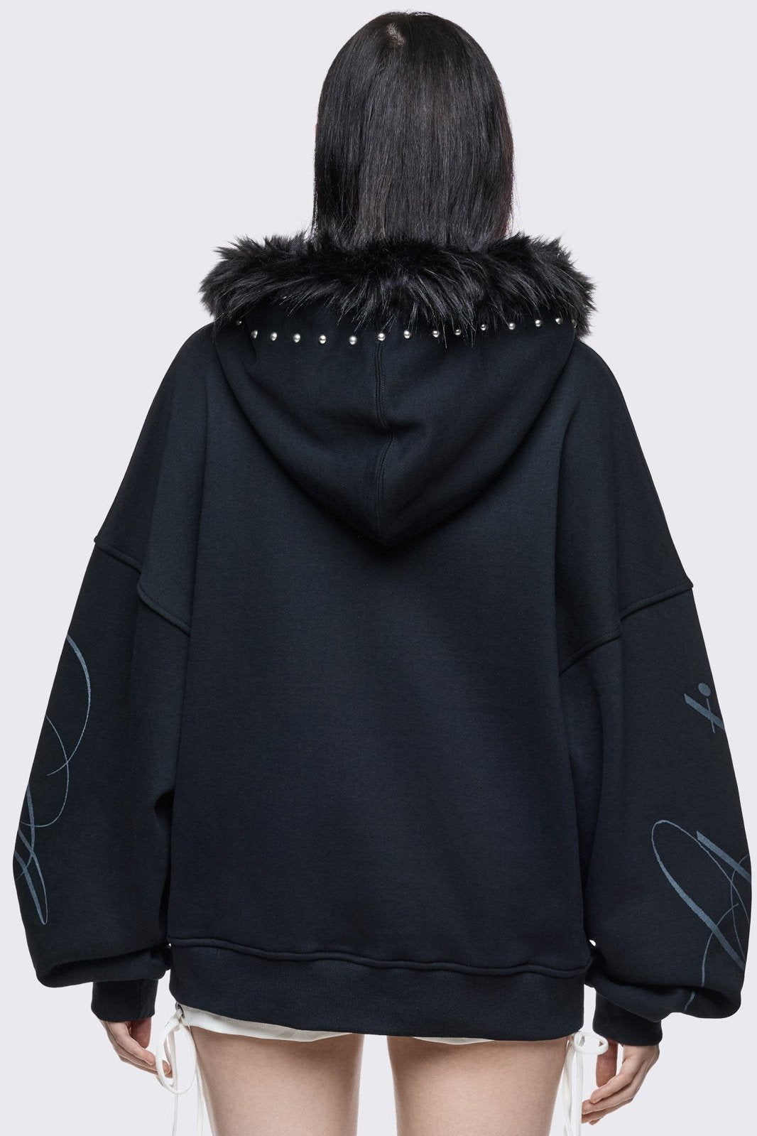 Minga London Divine Trouble Zip Up Hoodie