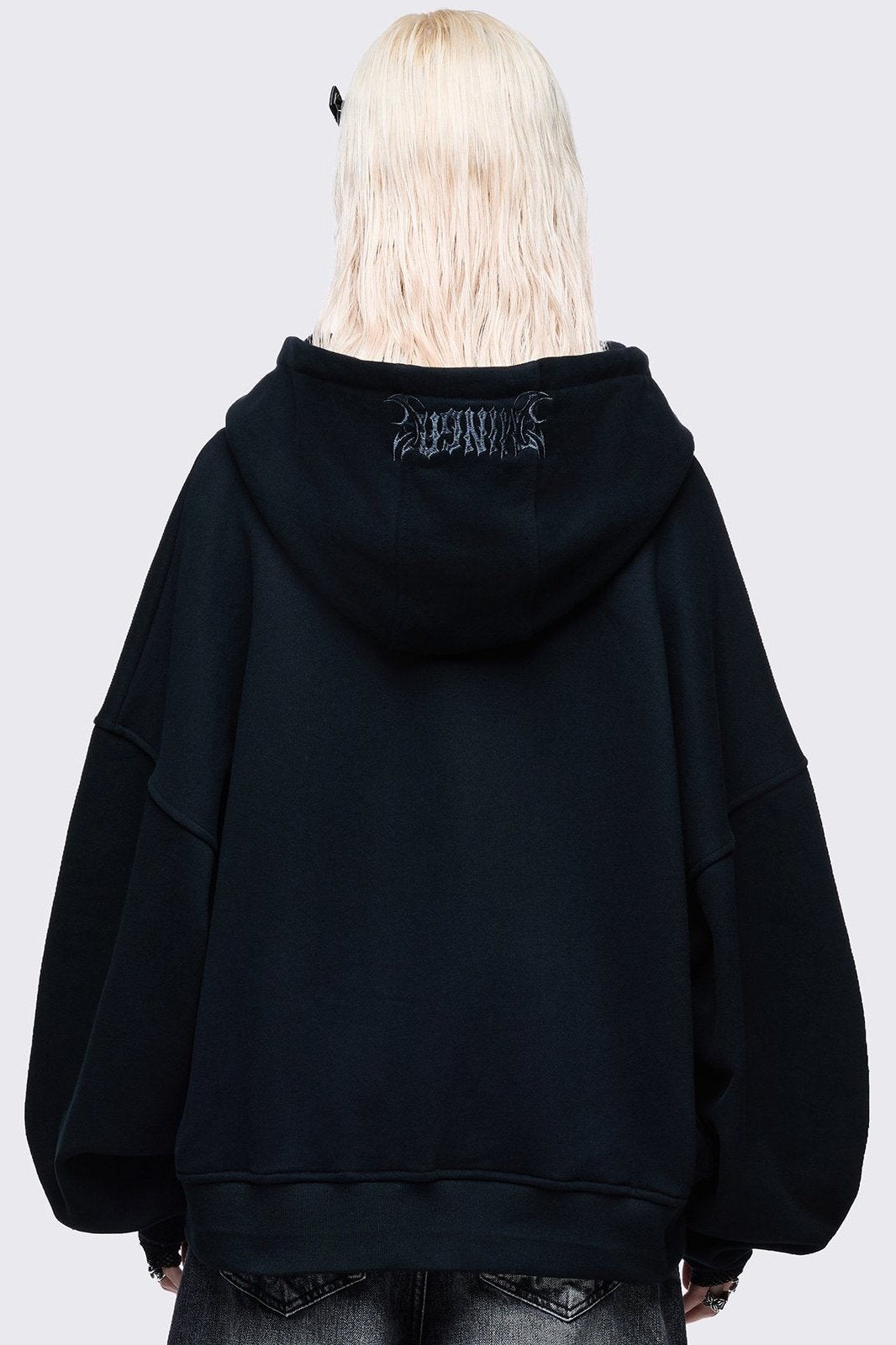 Minga London Burning Heart Zip Up Hoodie