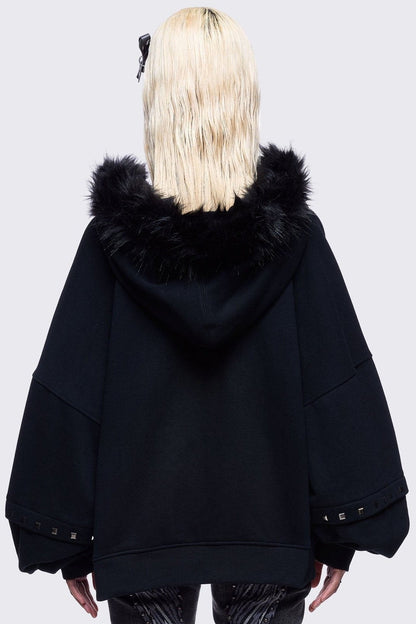 Minga London Pray 4 Me Zip Up Hoodie