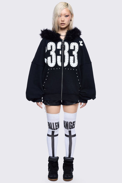 Minga London 333 Zip Up Hoodie