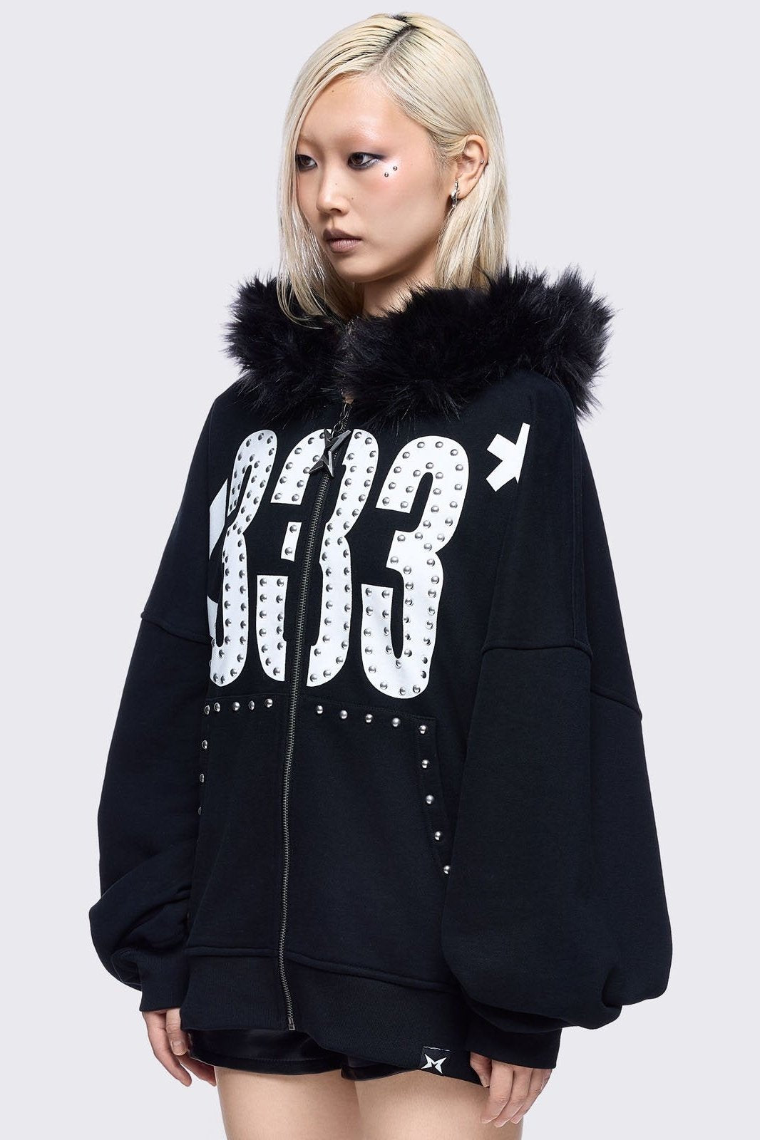 Minga London 333 Zip Up Hoodie