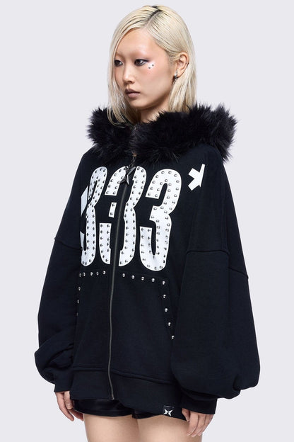 Minga London 333 Zip Up Hoodie