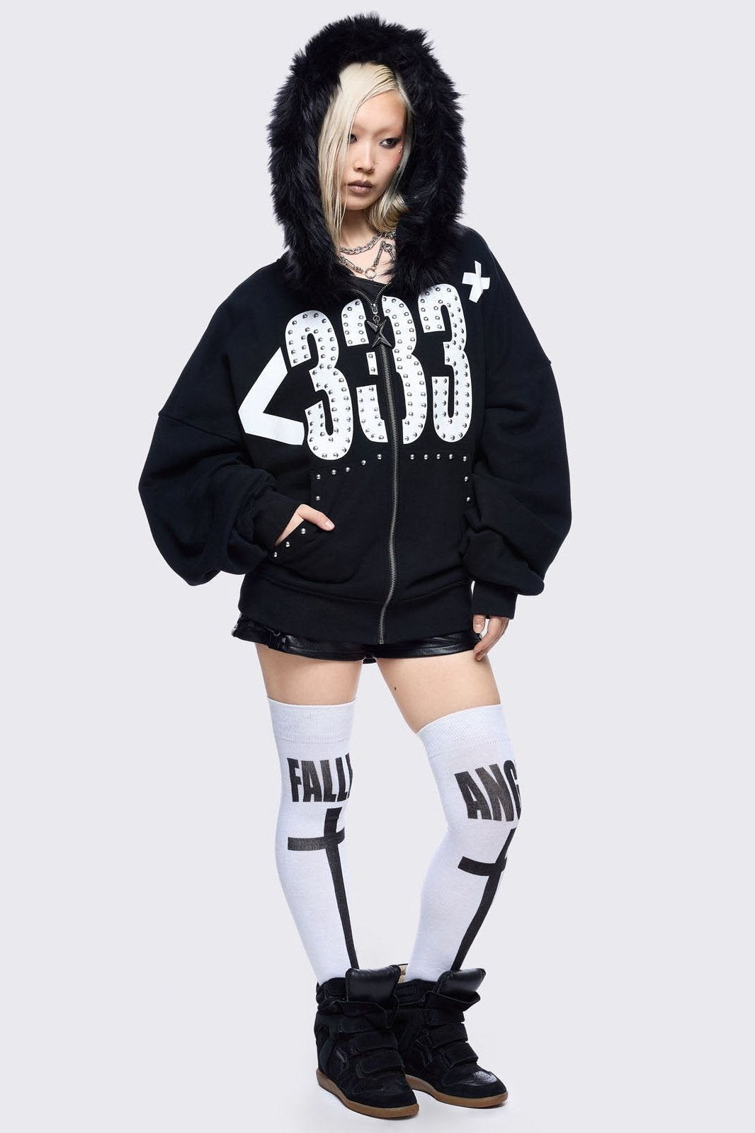 Minga London 333 Zip Up Hoodie