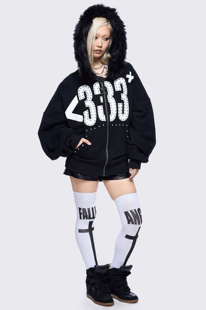 Minga London 333 Zip Up Hoodie