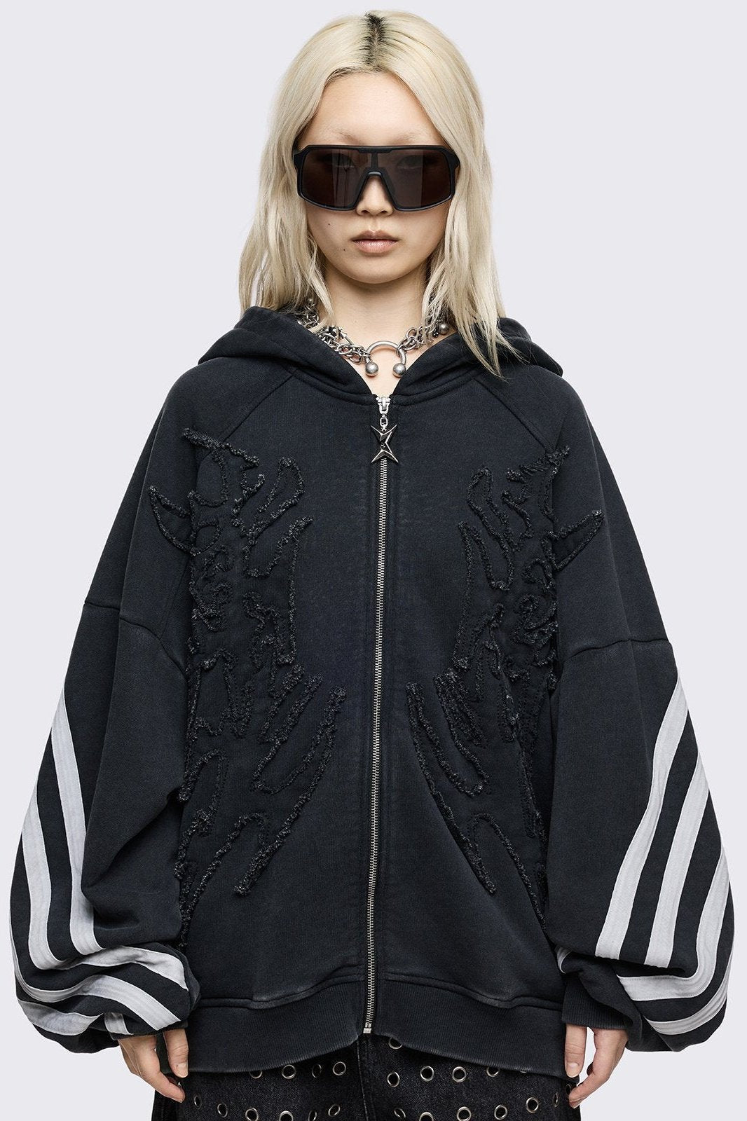 Minga London Dub Zip Up Hoodie