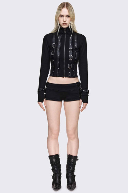 Minga London Resonance Funnel Neck Zip Up