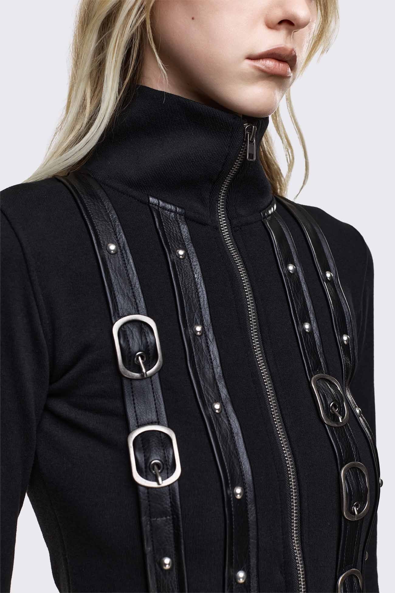 Minga London Resonance Funnel Neck Zip Up