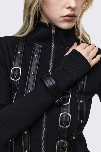 Minga London Resonance Funnel Neck Zip Up