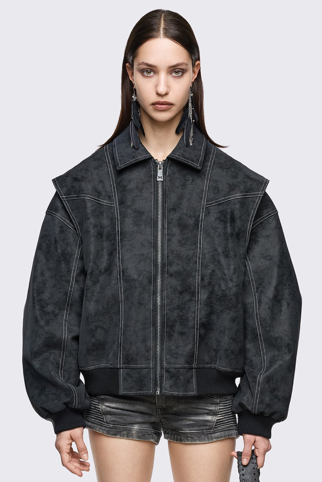 Minga London Static Bomber Jacket