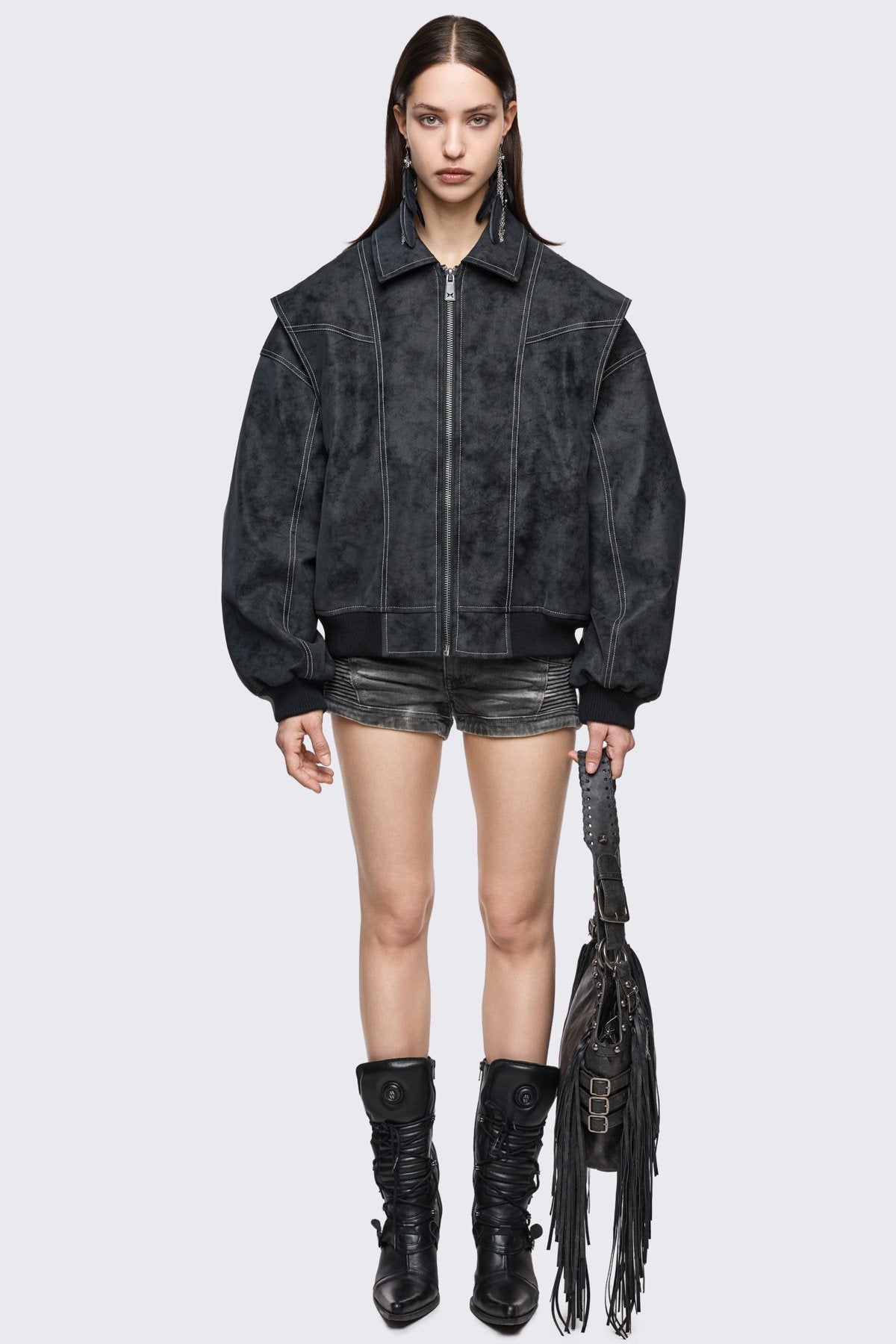 Minga London Static Bomber Jacket
