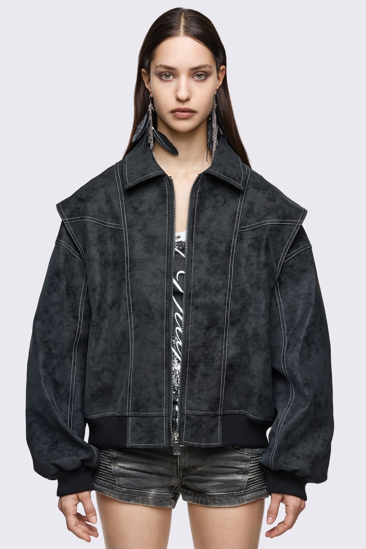 Minga London Static Bomber Jacket