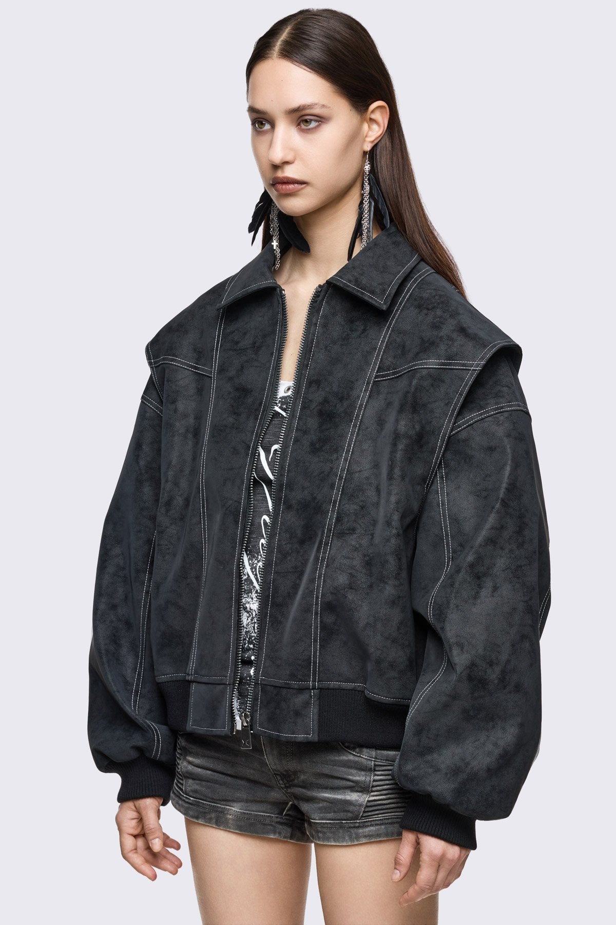 Minga London Static Bomber Jacket