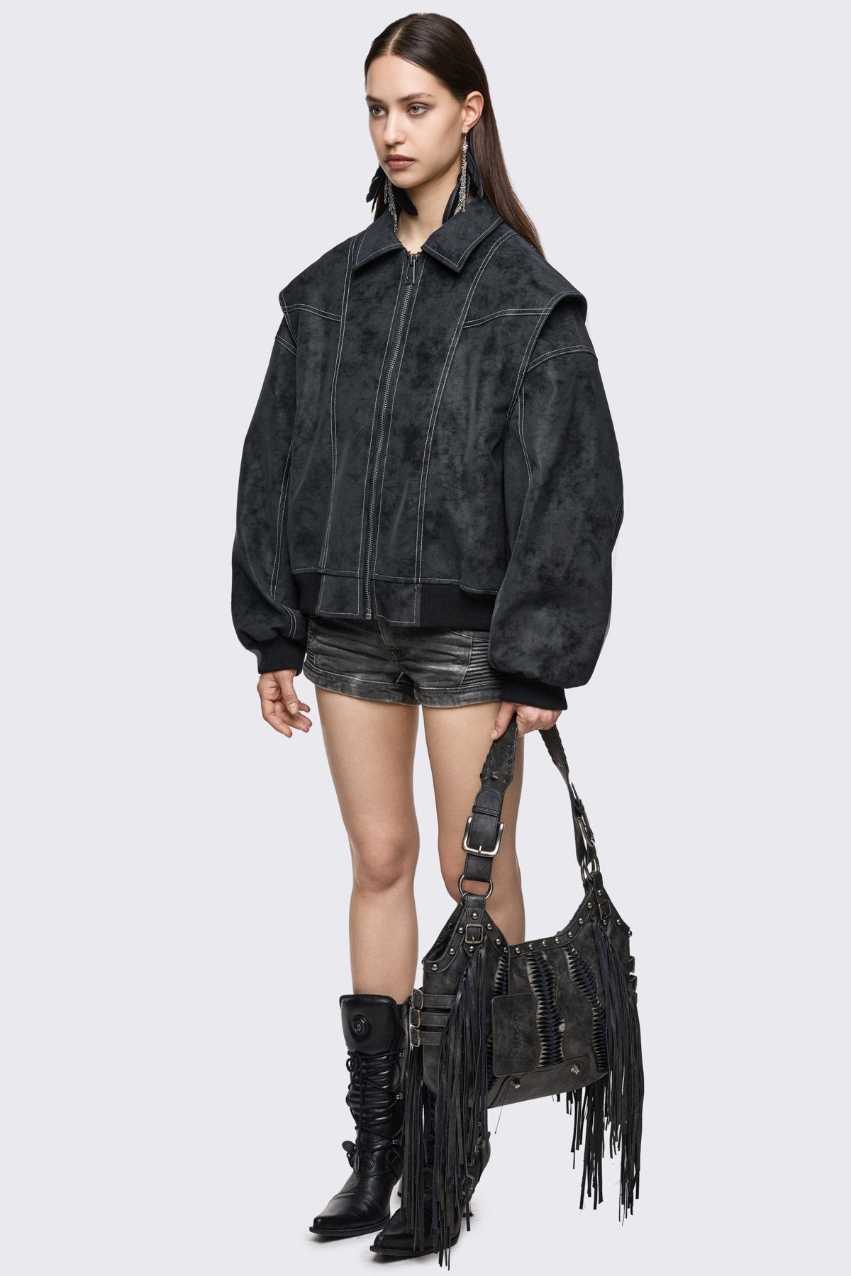 Minga London Static Bomber Jacket