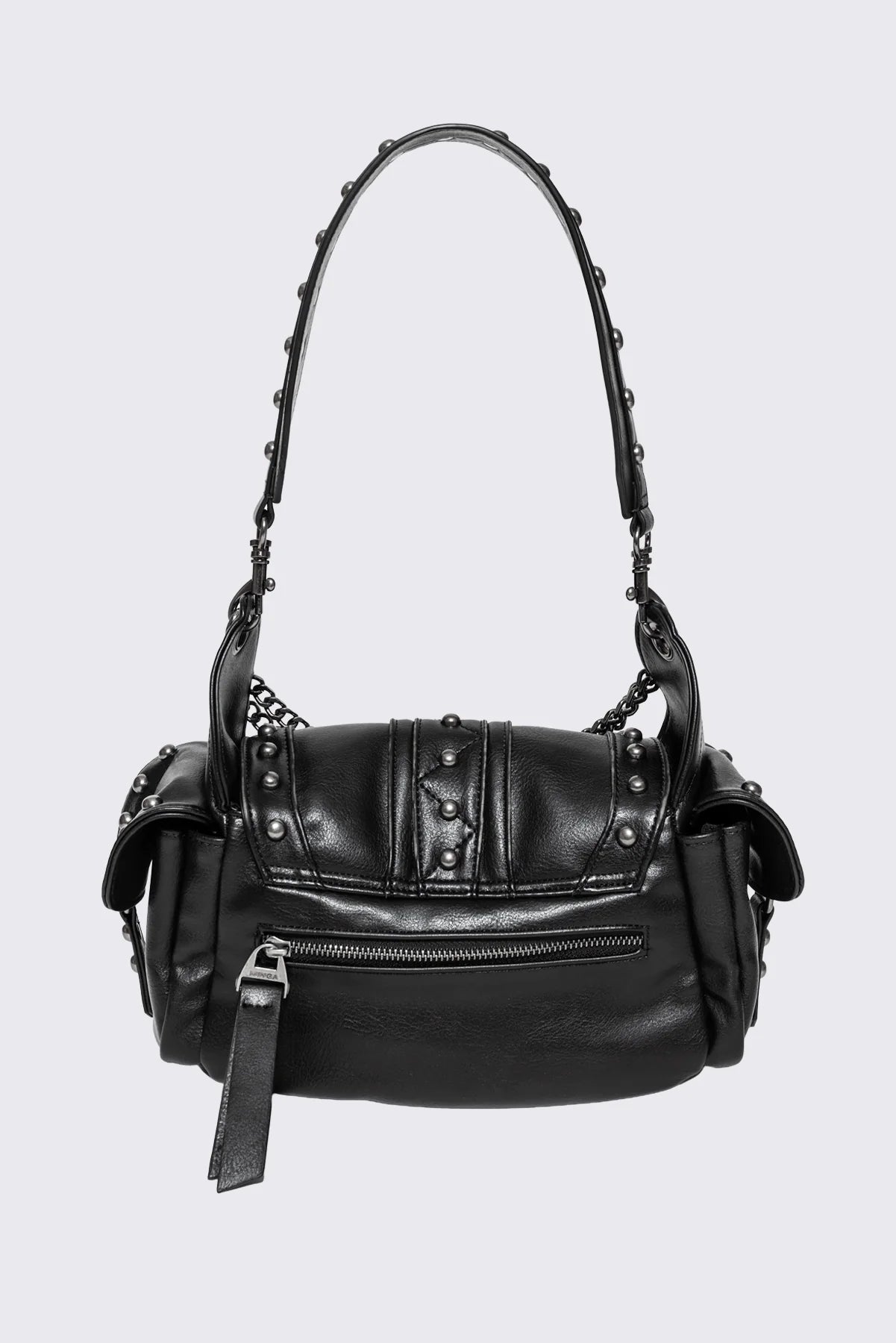 Minga London Sloane Studded Faux Leather Shoulder Bag
